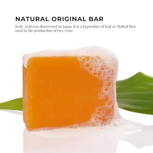 Kojie San Skin Brightening Bar Soap 130g (65g x 2) | Original Kojic Acid, Dark Spot Remover with Glycerin & Tea Tree Oil thumbnail 5
