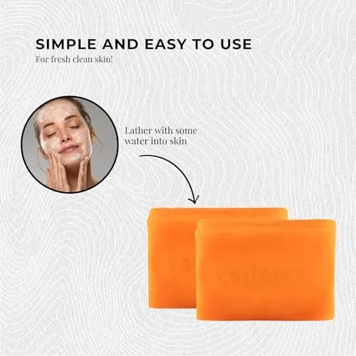 Kojie San Skin Brightening Bar Soap 130g (65g x 2) | Original Kojic Acid, Dark Spot Remover with Glycerin & Tea Tree Oil thumbnail 4