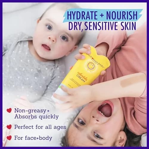 California Baby Calendula Cream 6 oz | Plant-Based Moisturizer for Sensitive Dry Skin thumbnail 5