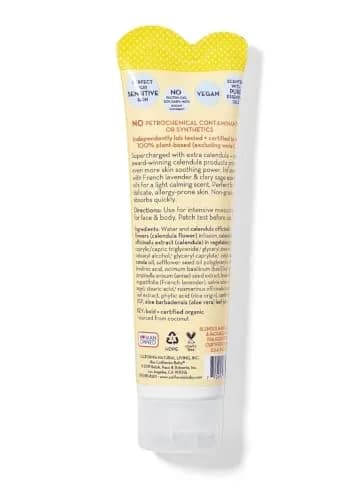 California Baby Calendula Cream | 100% Plant-Based Moisturizer | Lavender Baby Lotion | Face Moisturizer For Dry Skin | Hypoallergenic | 1.8 oz / 51g thumbnail 2