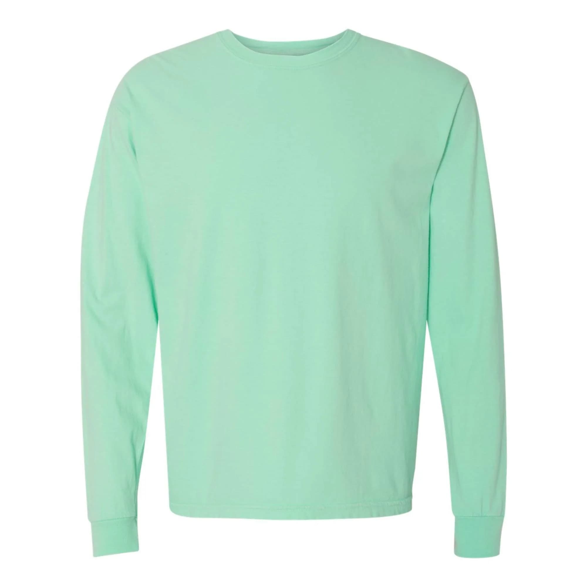 Comfort Colors Men's Long-Sleeve T-Shirt,Island Reef S | Garment-Dyed Cotton, Comfort Fit - main product image