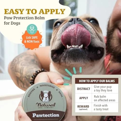 Natural Dog Company PawTection Dog Paw Wax Tin 2 oz (57 g) | Protects Against Hot Pavement, Rough Terrains, and Extreme Weather thumbnail 4