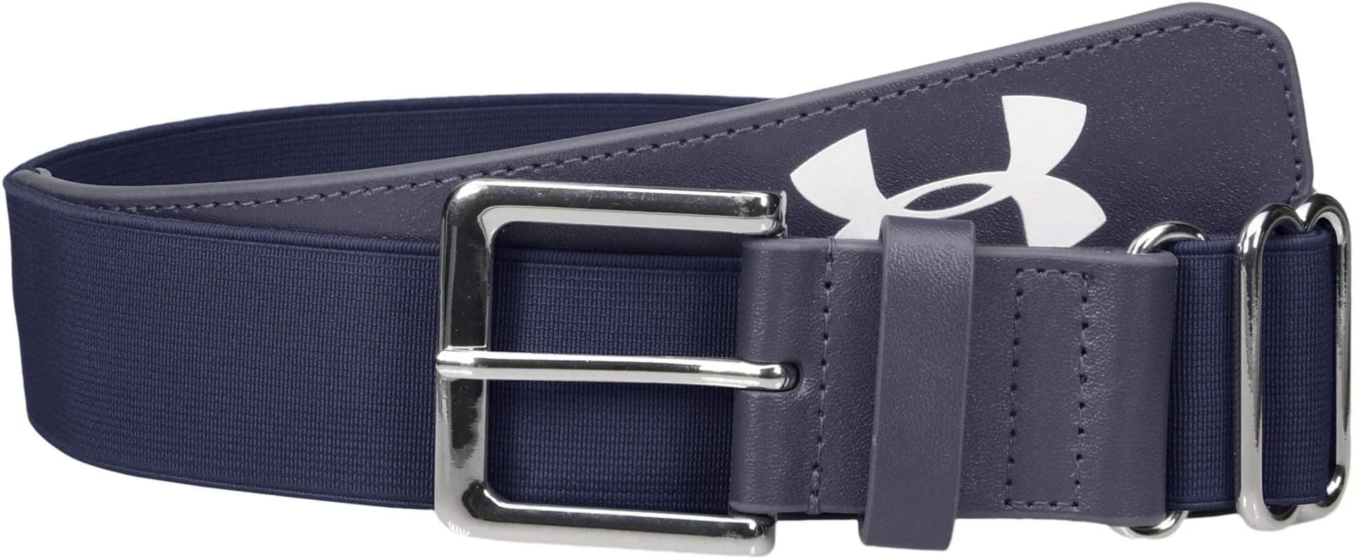 Under Armour Men's UA Baseball Belt Black 2" (5.08 cm) | Elastic Webbing with Polyurethane — Navy