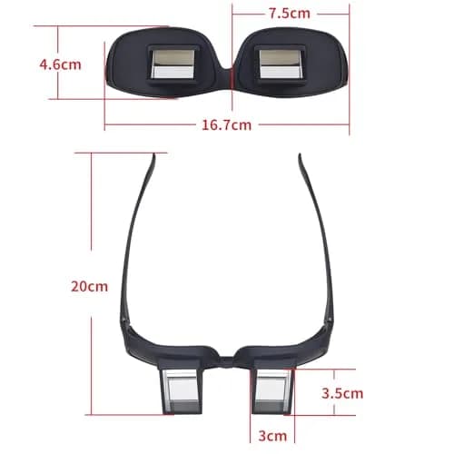 okcsc Horizontal Lazy Glasses Lying Down Bed Reading Watching HD Prism Glasses 158mm (6.22 in) thumbnail 8
