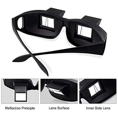 okcsc Horizontal Lazy Glasses Lying Down Bed Reading Watching HD Prism Glasses 158mm (6.22 in) thumbnail 3