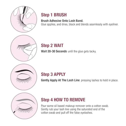 iENVY Super Strong Hold Eyelash Adhesive Clear | Waterproof, Latex-Free, Brush Applicator thumbnail 5