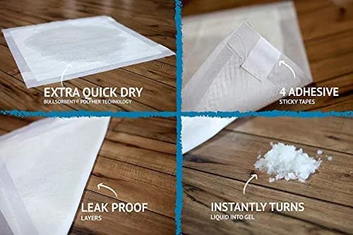 Bulldogology Puppy Training Pads - 100-Count Large Leak-Proof Pee Pads with 6 Layers & Quick Dry Polymer (24x24 inches) thumbnail 4