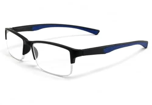 Calabria 6904 Flexie Bendable Reading Glasses +1.25 Blue | Flexible, Stylish & Durable thumbnail 1