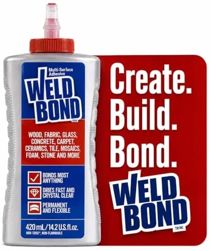 Weldbond Multi-Surface Glue 14.2oz | Non-Toxic, Crystal Clear Bond for Crafts & Repairs thumbnail 1