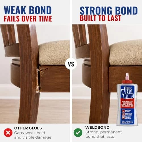 Weldbond Multi-Surface Glue 14.2oz | Non-Toxic, Crystal Clear Bond for Crafts & Repairs thumbnail 5