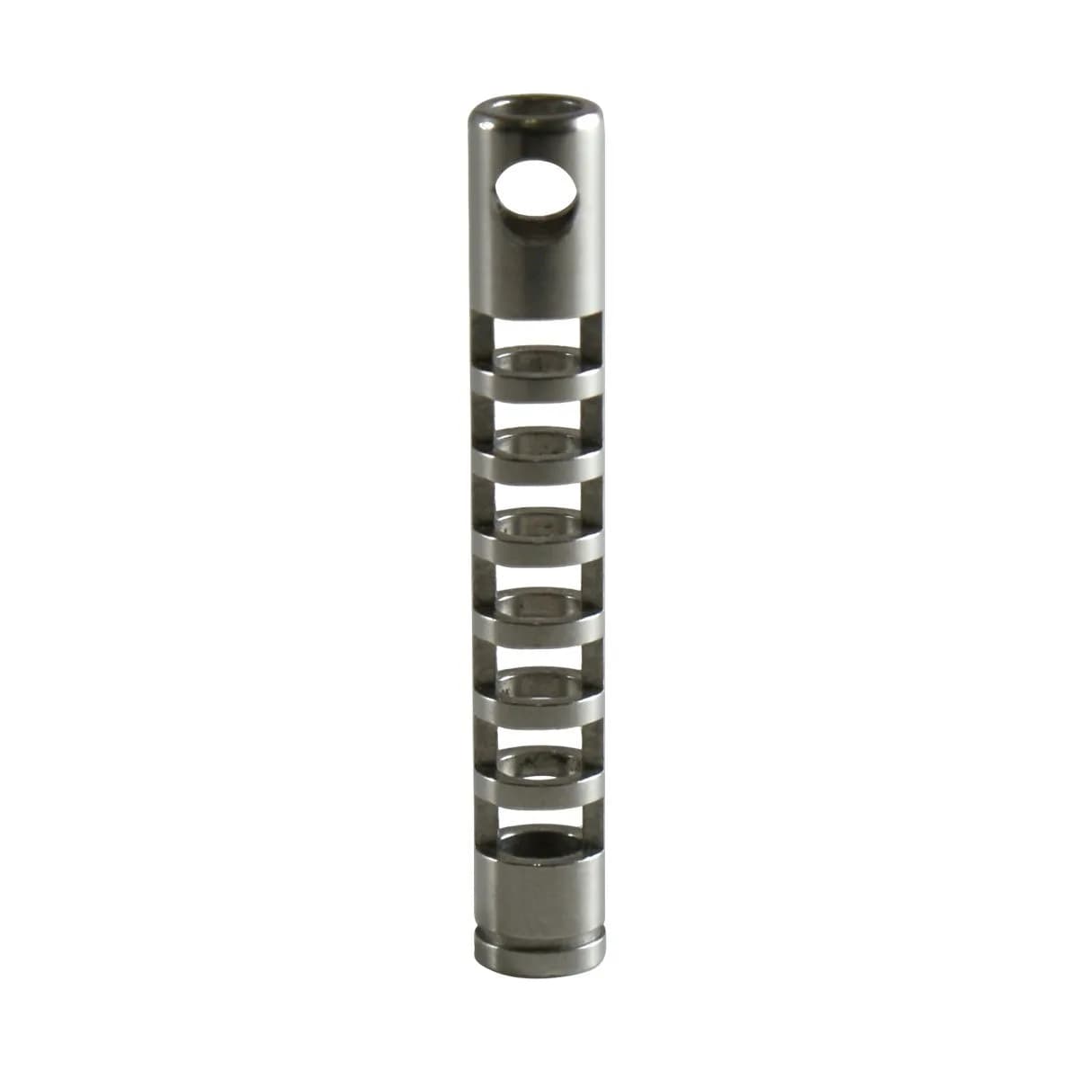 TEC Accessories Isotope S323 Stainless Steel Lantern Housing | Compact Glow Keychain in Silver - main product image