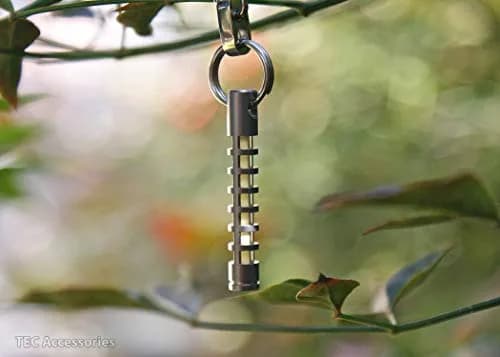 TEC Accessories Isotope S323 Stainless Steel Lantern Housing | Compact Glow Keychain in Silver thumbnail 5
