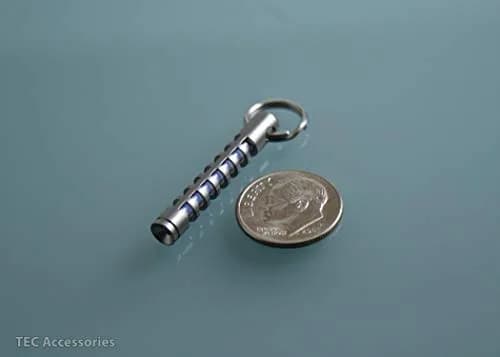 TEC Accessories Isotope S323 Stainless Steel Lantern Housing | Compact Glow Keychain in Silver thumbnail 6