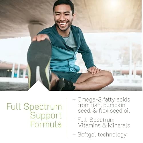 Irwin Naturals Men's Living Green Daily Multivitamin 120 Softgels | Full Spectrum Support for Men thumbnail 4