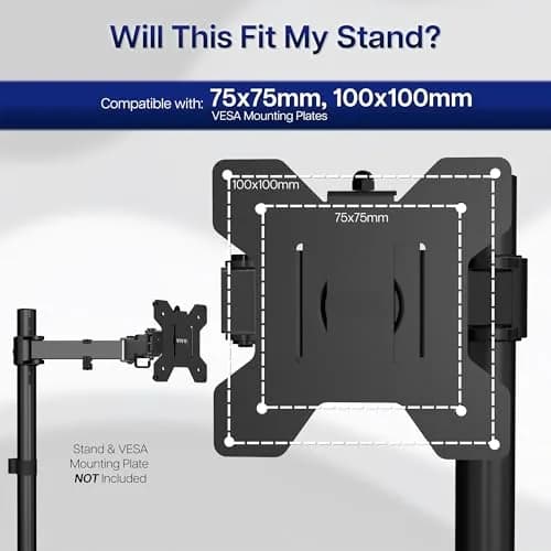 VIVO VESA Mount Kit for Apple iMac 21.5 inch & 27 inch | Steel Adapter for Late 2009-2020 Models thumbnail 6