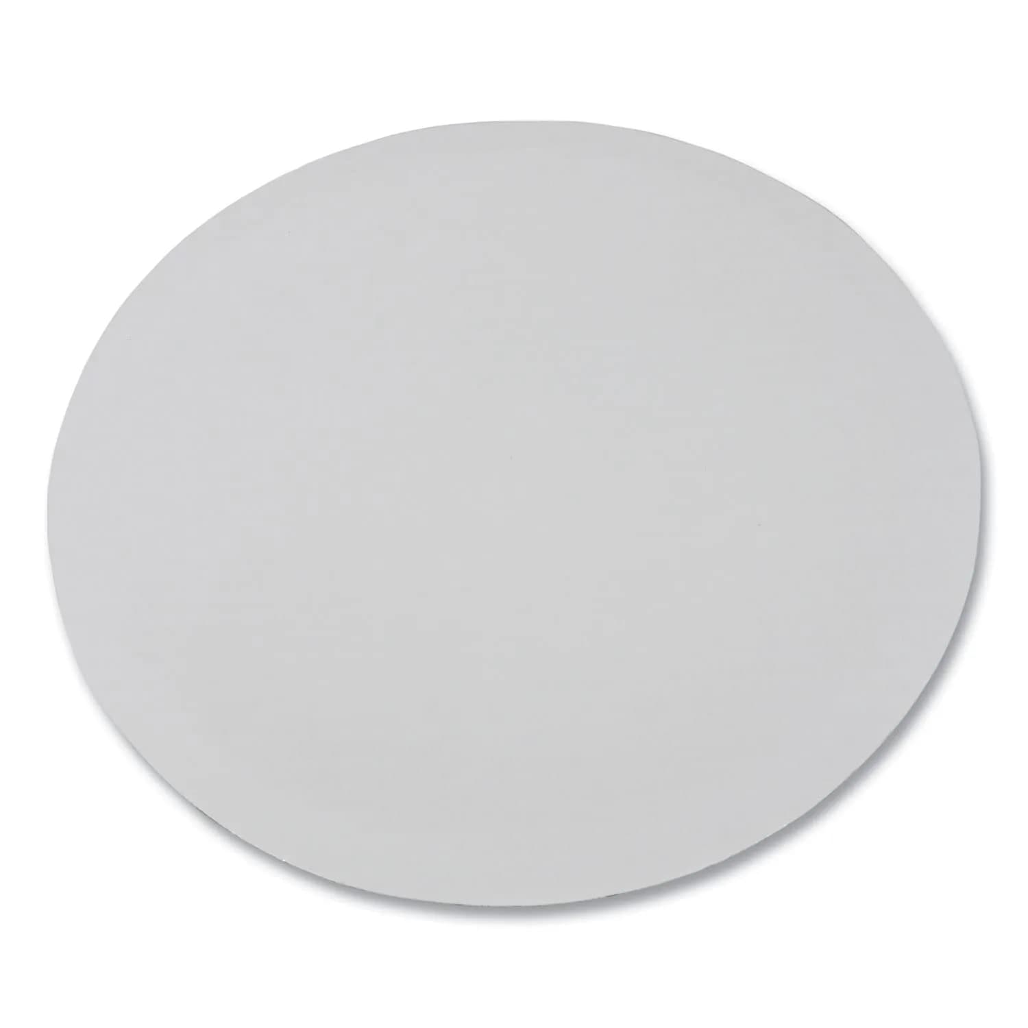 Southern Champion Tray 16" Mottled Corrugated Cake & Pizza Circles | Uncoated Single Wall, White, Case of 100 — 12"