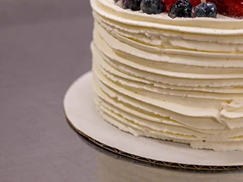 Southern Champion Tray SCT 11313 9" Mottled Corrugated Cake & Pizza Circles | Single Wall, White, Case of 100 thumbnail 4