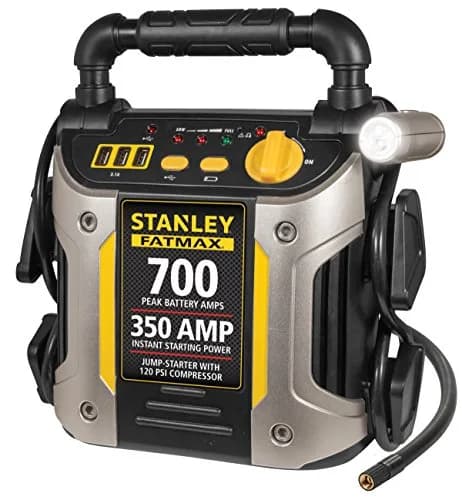 Stanley J7CS Portable Jump Starter 700 Peak Amps | Battery & Air Inflator with USB Ports thumbnail 1