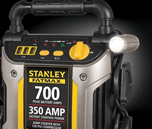 Stanley J7CS Portable Jump Starter 700 Peak Amps | Battery & Air Inflator with USB Ports thumbnail 4