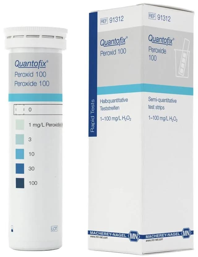 Macherey-Nagel Semi-quantitative Test Strips QUANTOFIX Peroxide 100 | pH 2-9, 100 Strips, Lab & Scientific thumbnail 2