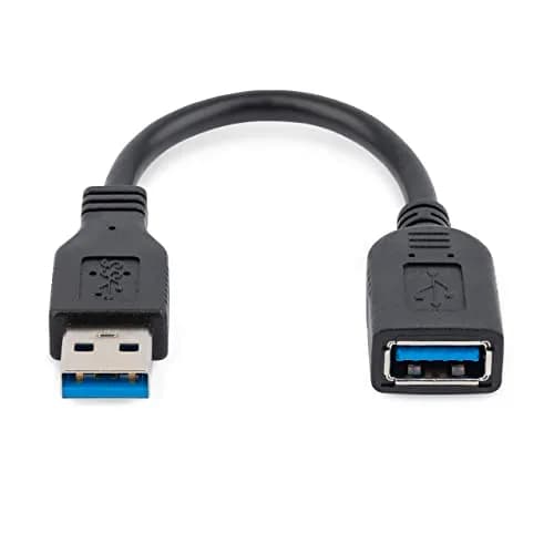 StarTech.com 6in USB 3.0 Extension Cable 5Gbps | Port Saver & Durability thumbnail 4