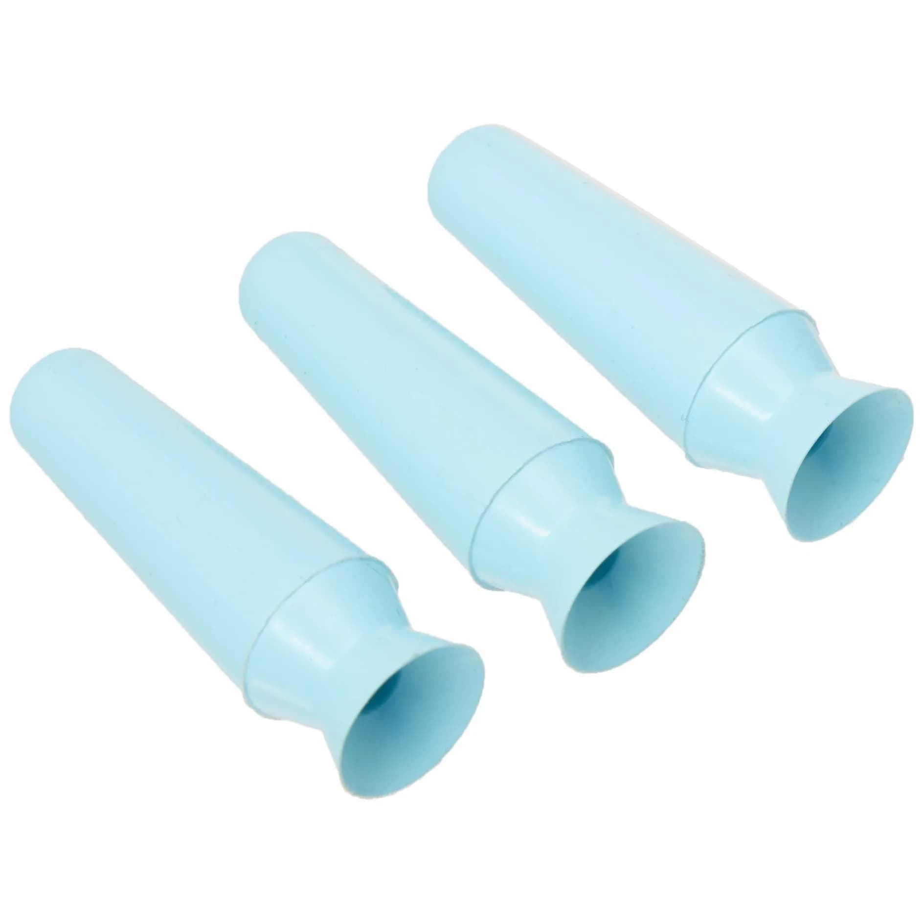 DMV Scleral Cup Contact Lens Applicator Tool 3 Pack (Orange) | Standard Scleral Lens Inserter — Aqua