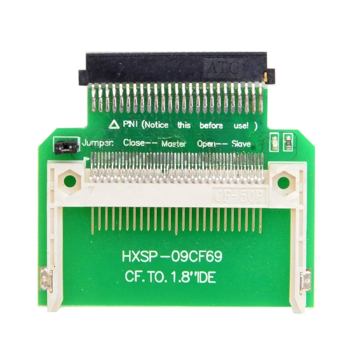 chenyang CF Compact Flash to 50pin 1.8 Inch IDE SSD Converter Adapter | USB 2.0 Interface