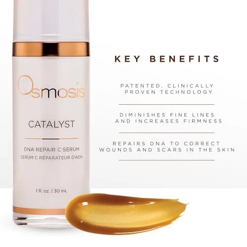 OSMOSIS Catalyst Vitamin C Serum for Uneven Skin Tone & Texture, 1 Fl Oz | Supports DNA Repair & Brightening thumbnail 3