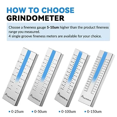 BAOSHISHAN 0-100μm Single Groove Grindometer Fineness Gauge | Precision Particle Size Measurement for Coatings & Inks thumbnail 6