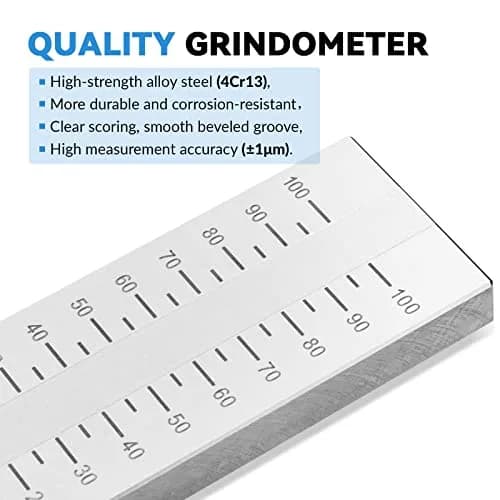 BAOSHISHAN 0-100μm Single Groove Grindometer Fineness Gauge | Precision Particle Size Measurement for Coatings & Inks thumbnail 2