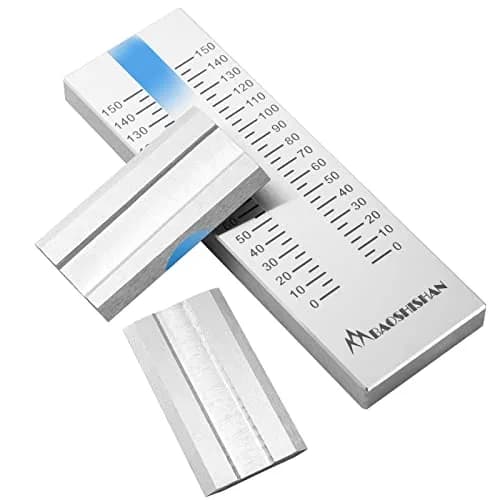 BAOSHISHAN 0-150μm Single Groove Grindometer Fineness Gauge 150μm (5.9 mil) | ISO Standard Compliant, Stainless Steel, For Paint Ink Coating Fineness Testing thumbnail 1