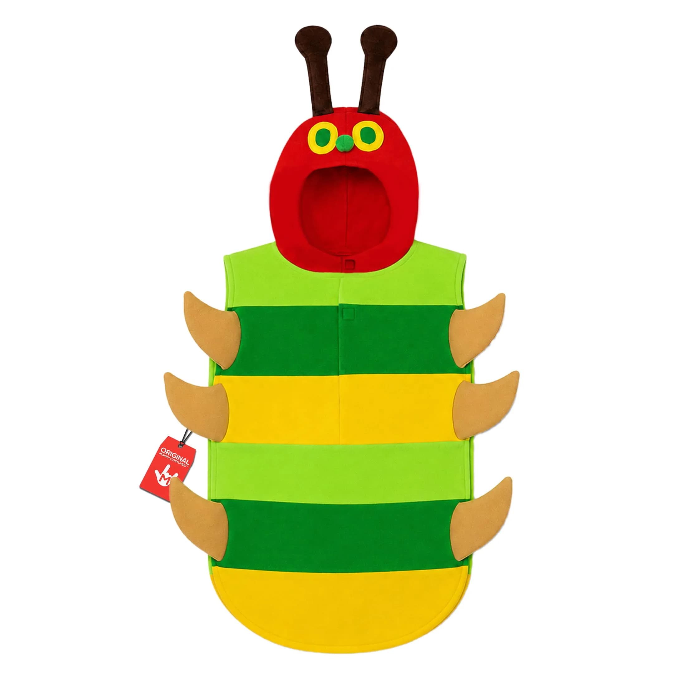 fun shack Caterpillar Costume Kids, Boys Costume, Book Character Outfit, Medium | Colorful Insect Dress-up for Kids