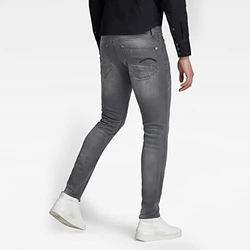 G-STAR Raw Men's Revend Skinny Fit Jeans, Light Aged Destroyed, 30W x 34L | Modern Skinny Fit Denim thumbnail 2