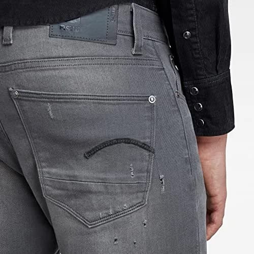 G-STAR Raw Men's Revend Skinny Fit Jeans, Light Aged Destroyed, 30W x 34L | Modern Skinny Fit Denim thumbnail 3