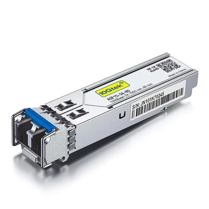 10Gtek 1.25G SFP Transceiver 1000Base-LX 10km SMF LC Connector | Pack of 2 — x1