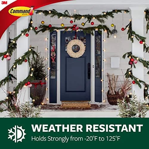 Command Outdoor Small Refill Strips 16 Count | Damage-Free Hanging for Smooth Surfaces thumbnail 4
