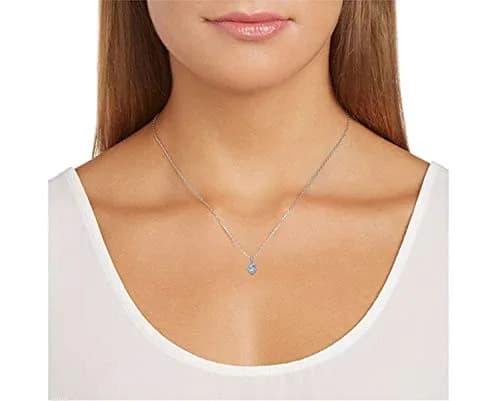MORGAN & PAIGE .925 Sterling Silver Rhodium Plated Sky Blue Topaz Jewelry Set | December Birthstone thumbnail 7