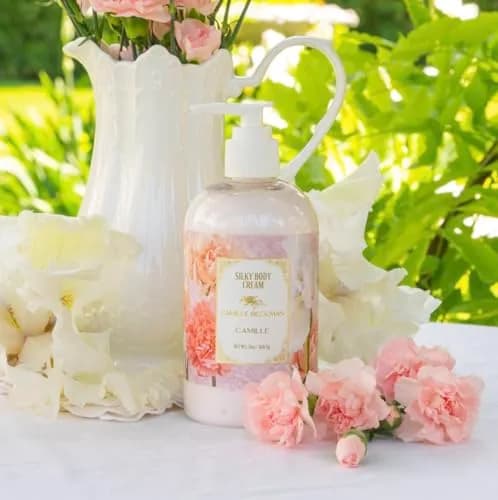 Camille Beckman Silky Body Cream Daily Moisturizer 380ml (13 oz) | Non-Greasy Hydration with Almond Oil thumbnail 4