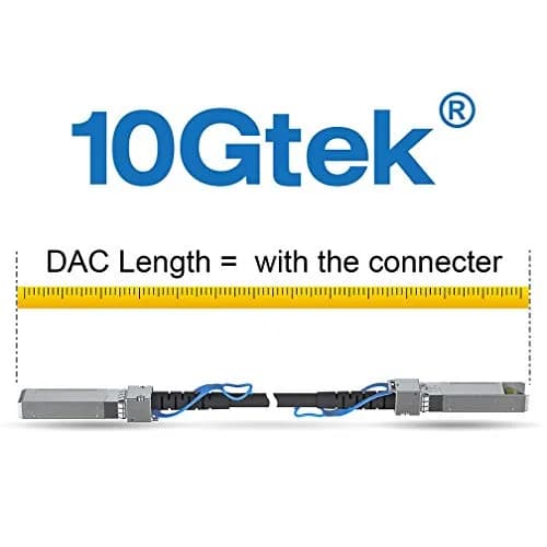 10Gtek 10G SFP+ DAC Cable 7m (23 ft) | Active Direct Attach Copper Twinax Cable Assembly for Cisco thumbnail 7