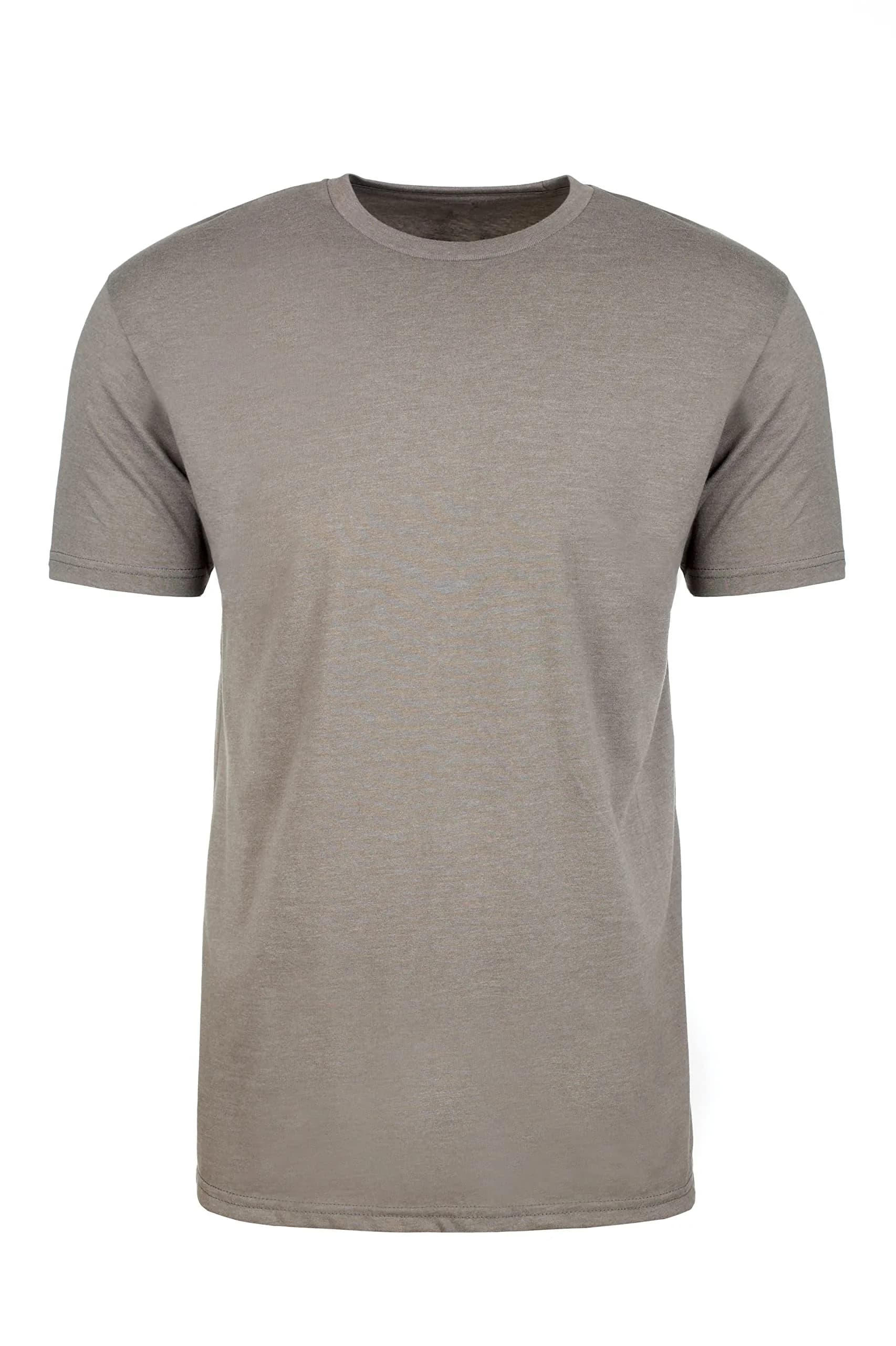 The Next Level Sueded Crew XL RED | Casual Men's T-Shirt, 60% Cotton & 40% Polyester, Regular Fit — Warm Gray / XX-Large thumbnail 3