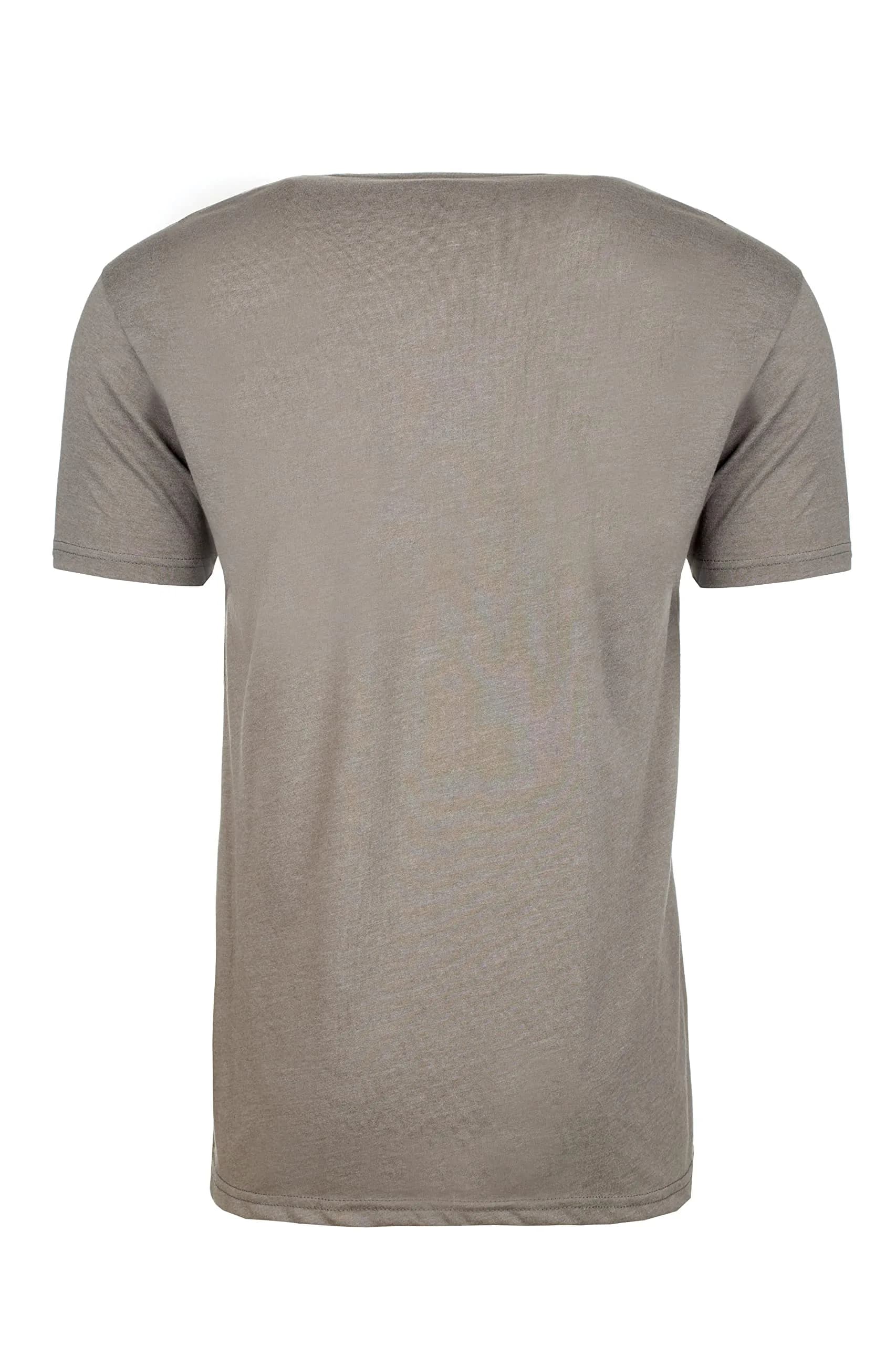The Next Level Sueded Crew XL RED | Casual Men's T-Shirt, 60% Cotton & 40% Polyester, Regular Fit — Warm Gray / XX-Large thumbnail 4