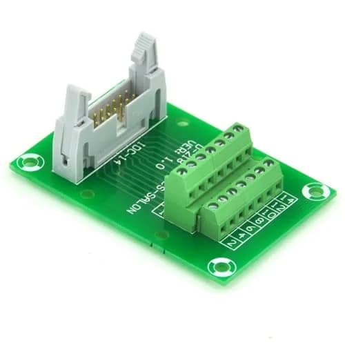 Electronics-Salon Flat Ribbon Cable 0.1" IDC14 2x7Pin | 2.54mm Pitch, 60V, 1A, Dual Copper Layers thumbnail 2