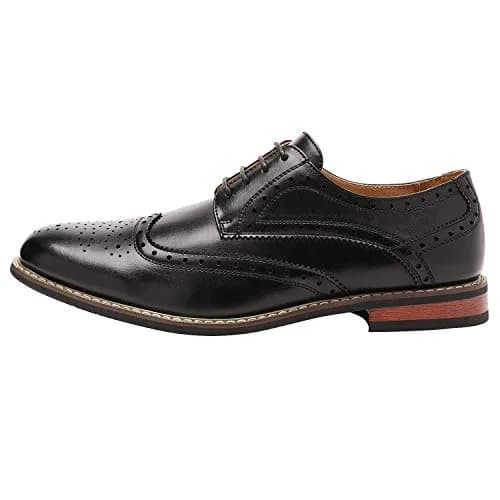 Bruno Marc Men's Classic Oxford Wingtip Lace Dress Shoes 7 D(M) US | Modern Formal Footwear thumbnail 2