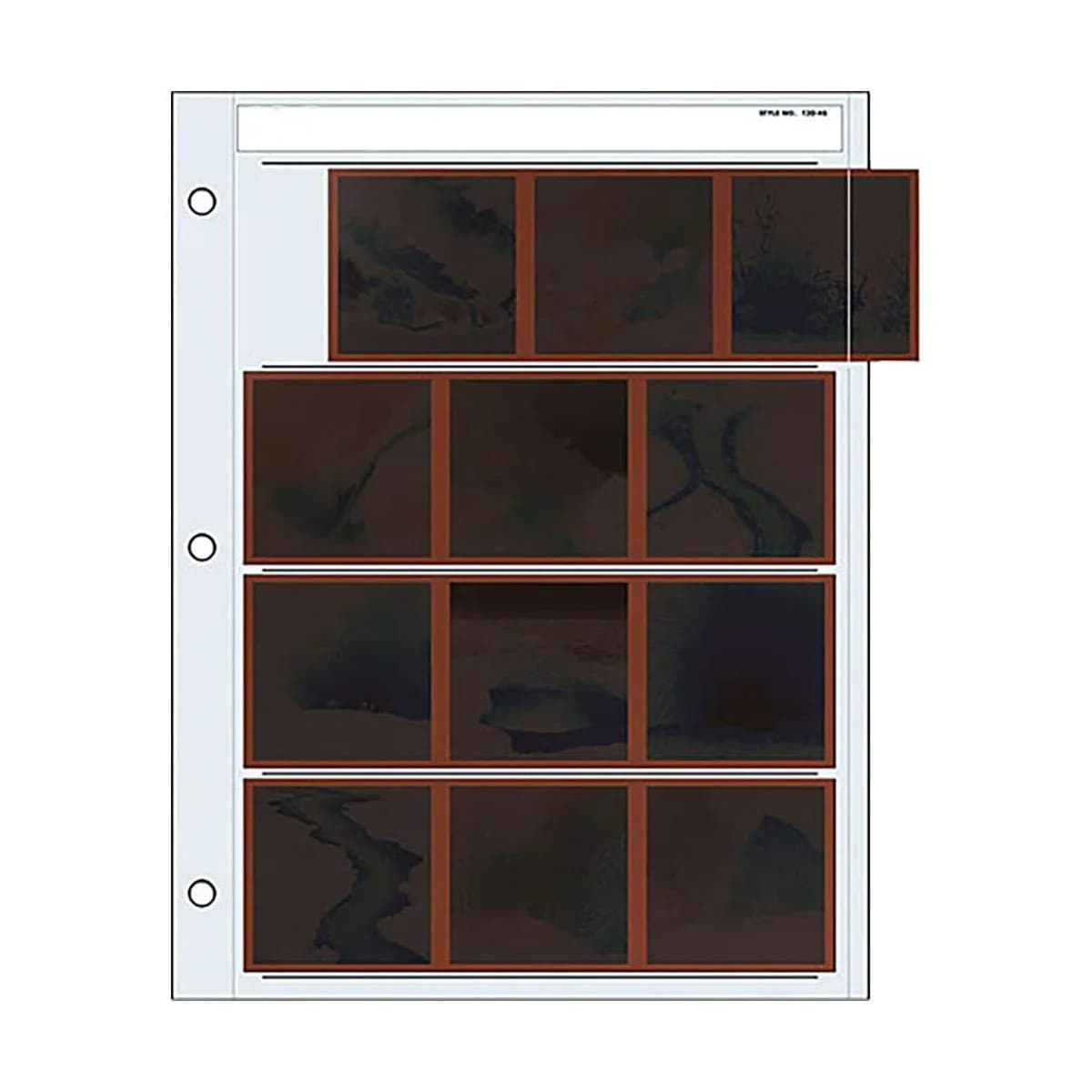 Print File 120-4B Negative Preservers for 120 Film | 25 Pack, Clear, Archival Quality - main product image