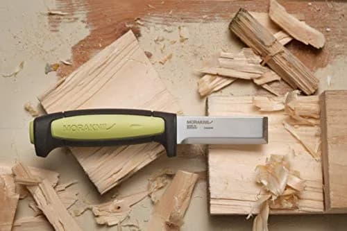 Morakniv Craftline 3 Inch Carbon Steel Wood Chisel with Sheath | Ready-to-Use Edge for Woodworking thumbnail 2