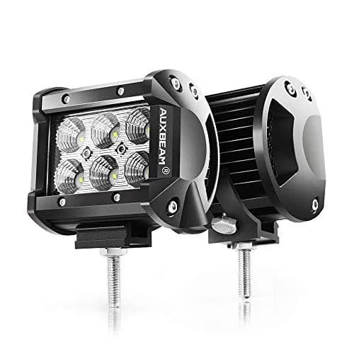 Auxbeam LED Light Bar 4" 18W Flood Beam Off Road Lights | IP67 Waterproof, 1260-1800lm, 6000K, Heavy Duty Aluminum thumbnail 1
