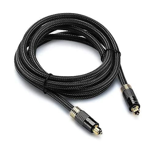 FosPower 24K Gold Plated Toslink Digital Fiber Optical Audio Cable 0.91 m (3 FT) | High Speed S/PDIF Cable for Home Theater, Soundbar, TV thumbnail 8