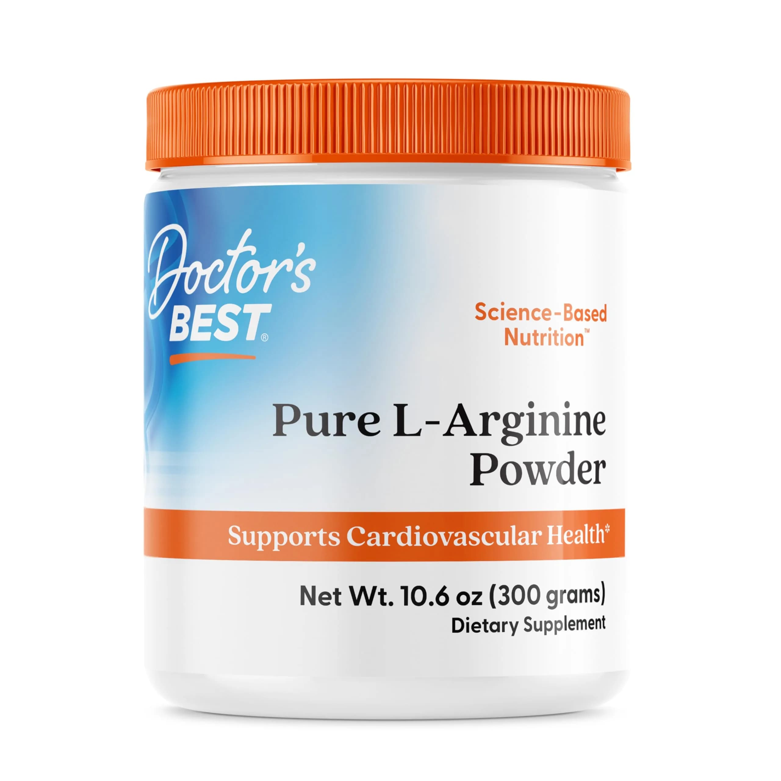 Doctor's BEST Pure L-Arginine Powder 300g (10.6 oz) - main product image