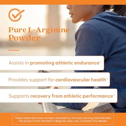Doctor's BEST Pure L-Arginine Powder 300g (10.6 oz) thumbnail 3