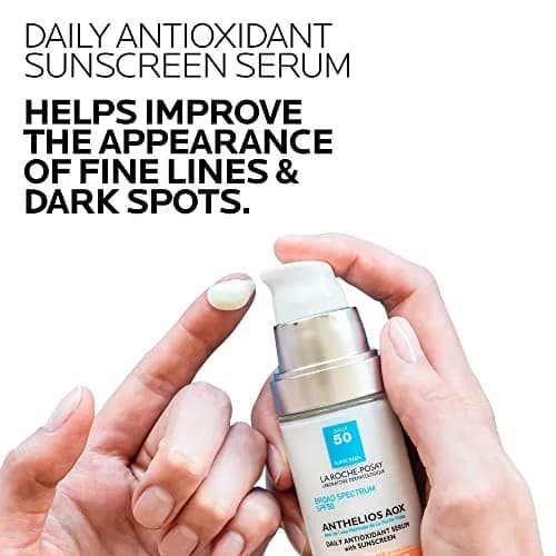 La Roche-Posay Anthelios AOX Antioxidant Serum with Sunscreen SPF 50 30ml (1 Fl Oz) | Broad Spectrum UVA/UVB Protection thumbnail 2